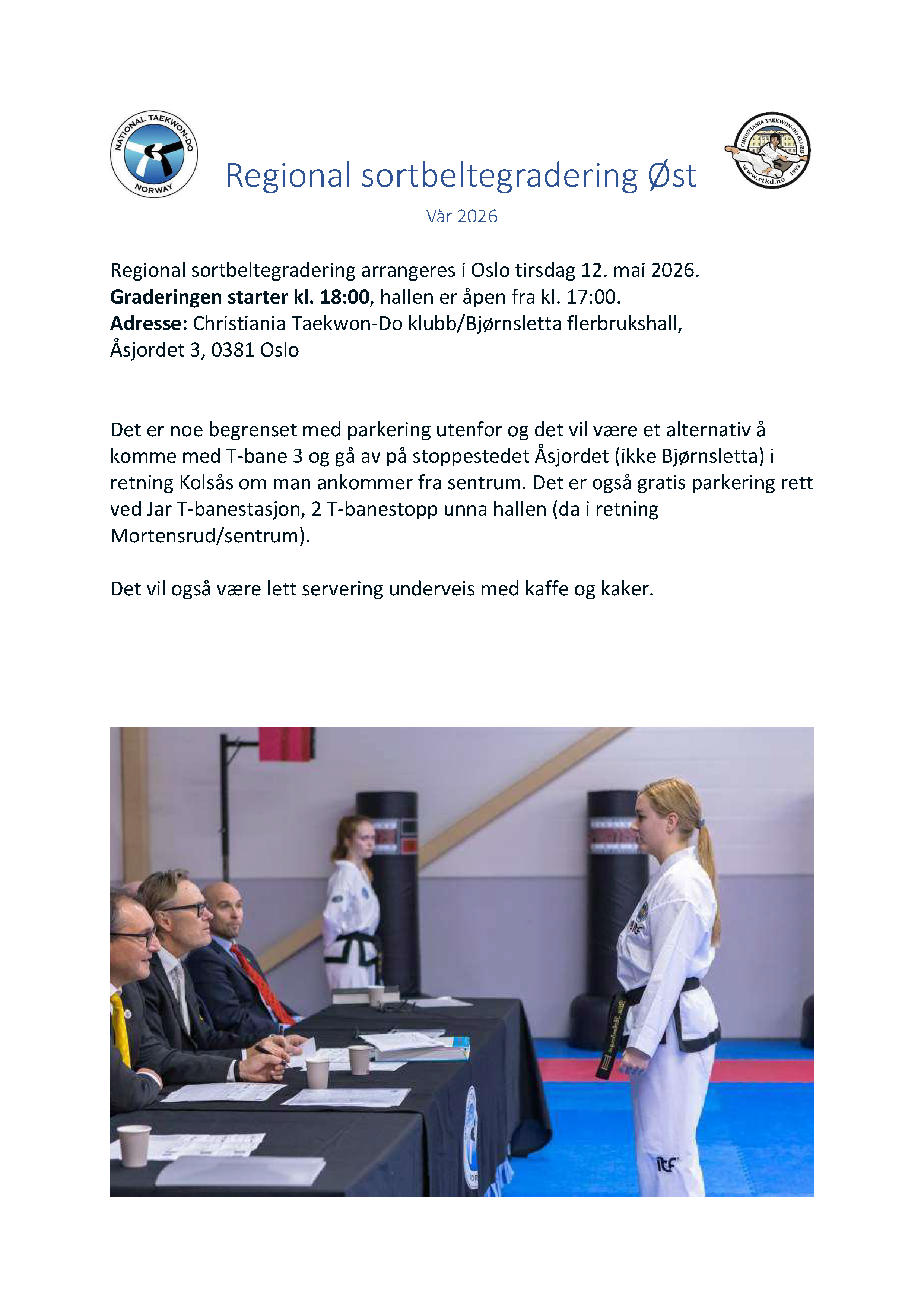 regional sortbeltegradering